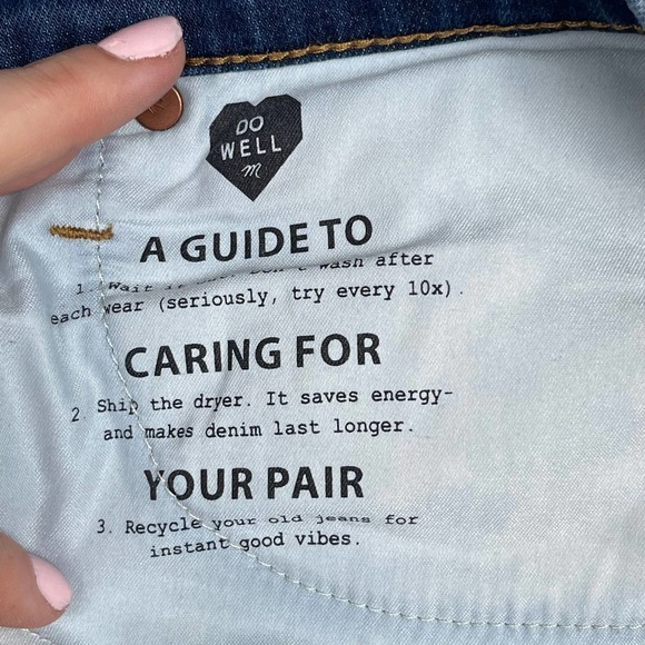 Madewell Denim 9" High Rise Skinny Jeans‎ with Stretch, SIZE 26 (Size 2) - Picture 8 of 15